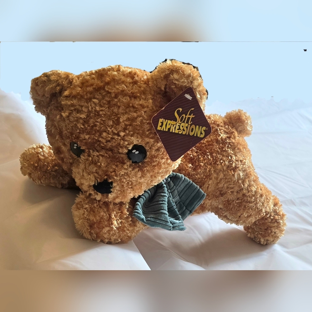 Dan Dee Collector's Choice Golden Brown Dog Plush Puppy Vintage Stuffed Toy